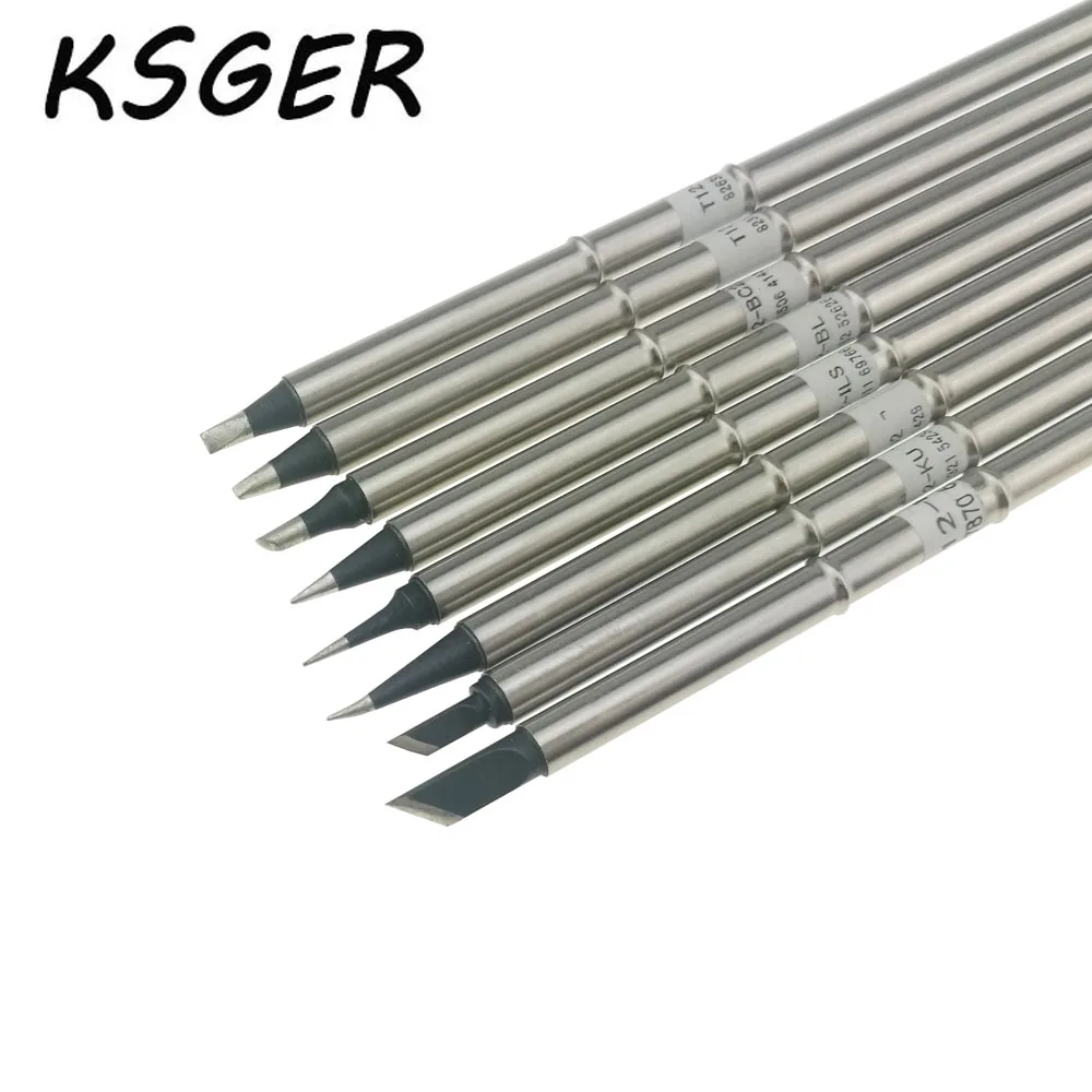 KSGER Black AX Grade T12 BL Электрический паяльник наконечники для STM32 OLED паяльная станция регулятор
