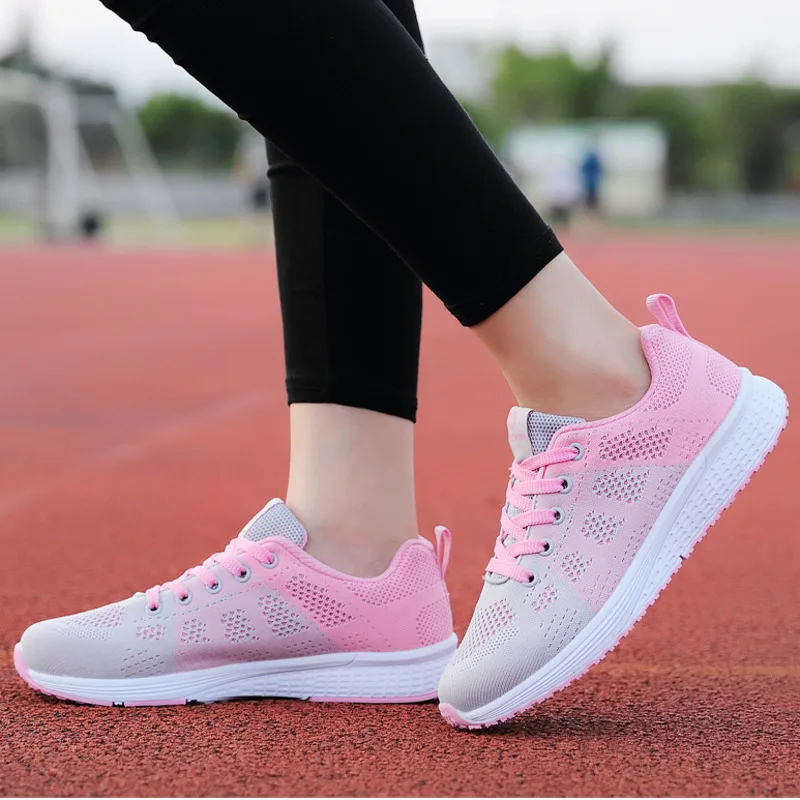 Женские кроссовки для бега дышащая обувь прогулок женские спортивные туфли |