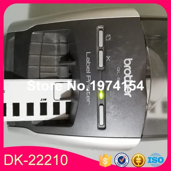 10X Rolls Brother DK-22210 DK22210 DK-2210 DK210 210 Совместимость наклеек Brother этикетки непрерывные Бумага этикетки, DK 22210