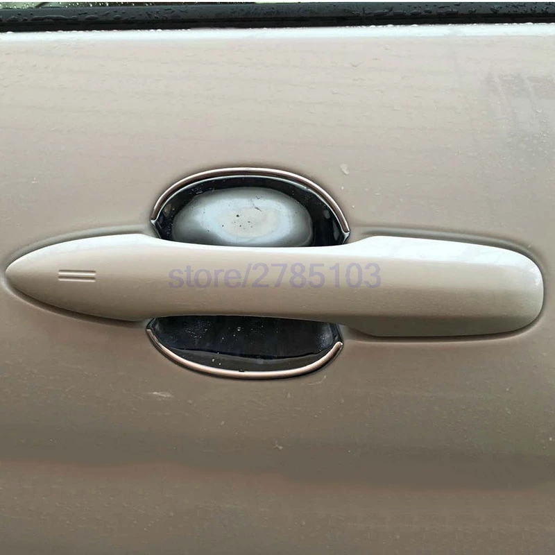 4 шт. хромированные накладки на дверные ручки для Toyota Prius XW50 2016 2017 ABS|siding door|trim coverabs