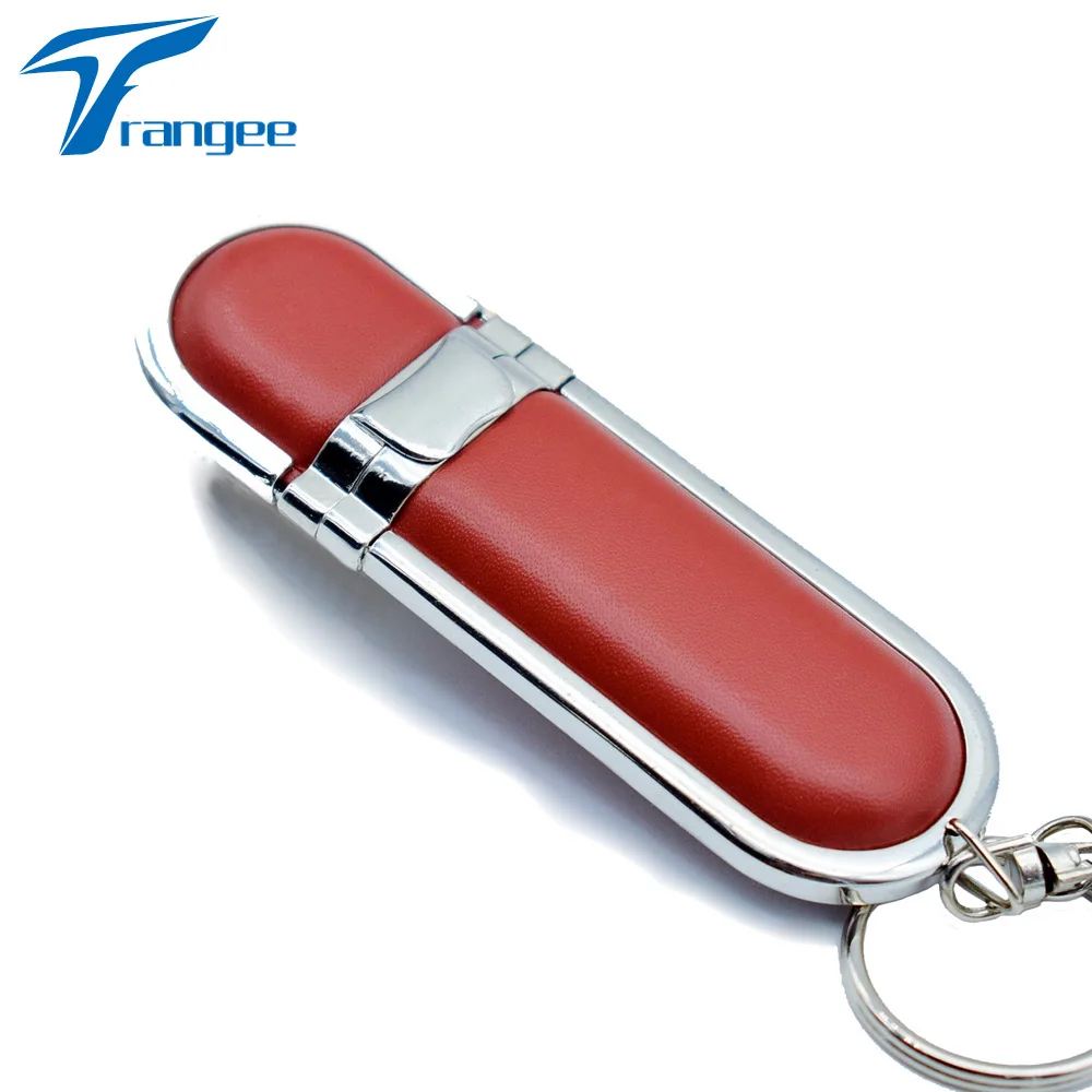USB флеш накопитель Trangee кожаный с реальной емкостью 4 ГБ 8 16 32 2 0 карта памяти в