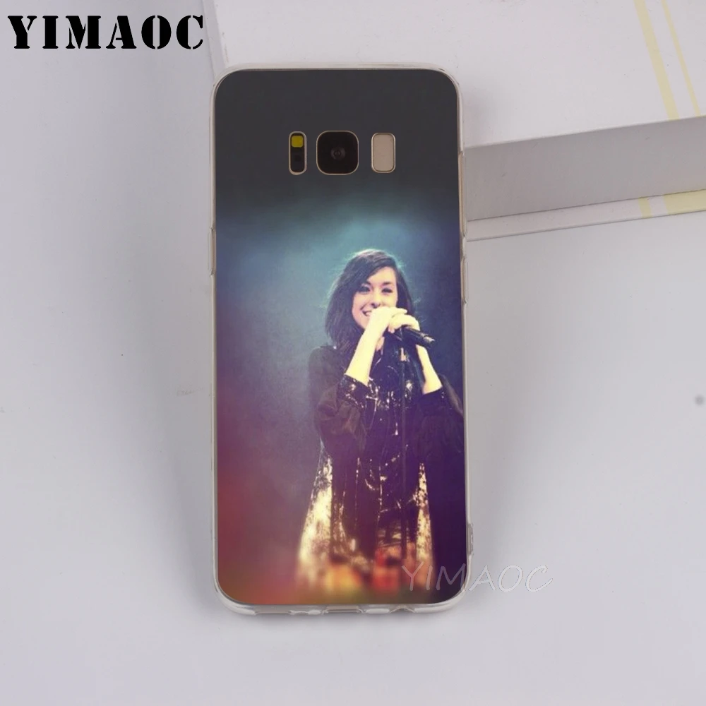 YIMAOC Christina Grimmie Soft TPU Case for Galaxy j3 j5 j6 j7 A5 2016 2017 A6 A9 2018 Note 8 9 S7 edge S8 S9 S10 Plus S10e Cover |