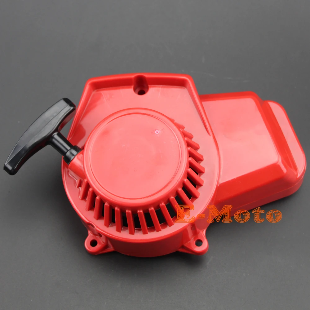Красный пластиковый легко тянущийся стартер стартера для 47 49cc 2-тактного