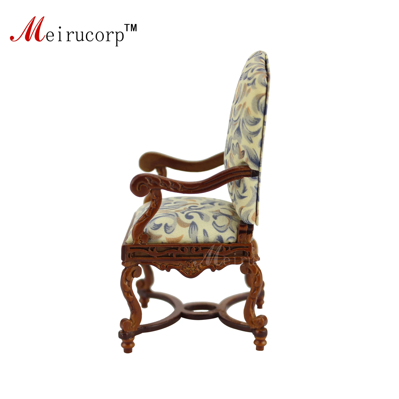 Кукольный домик 1:12 весы миниатюрная мебель высокое качество резное кресло |