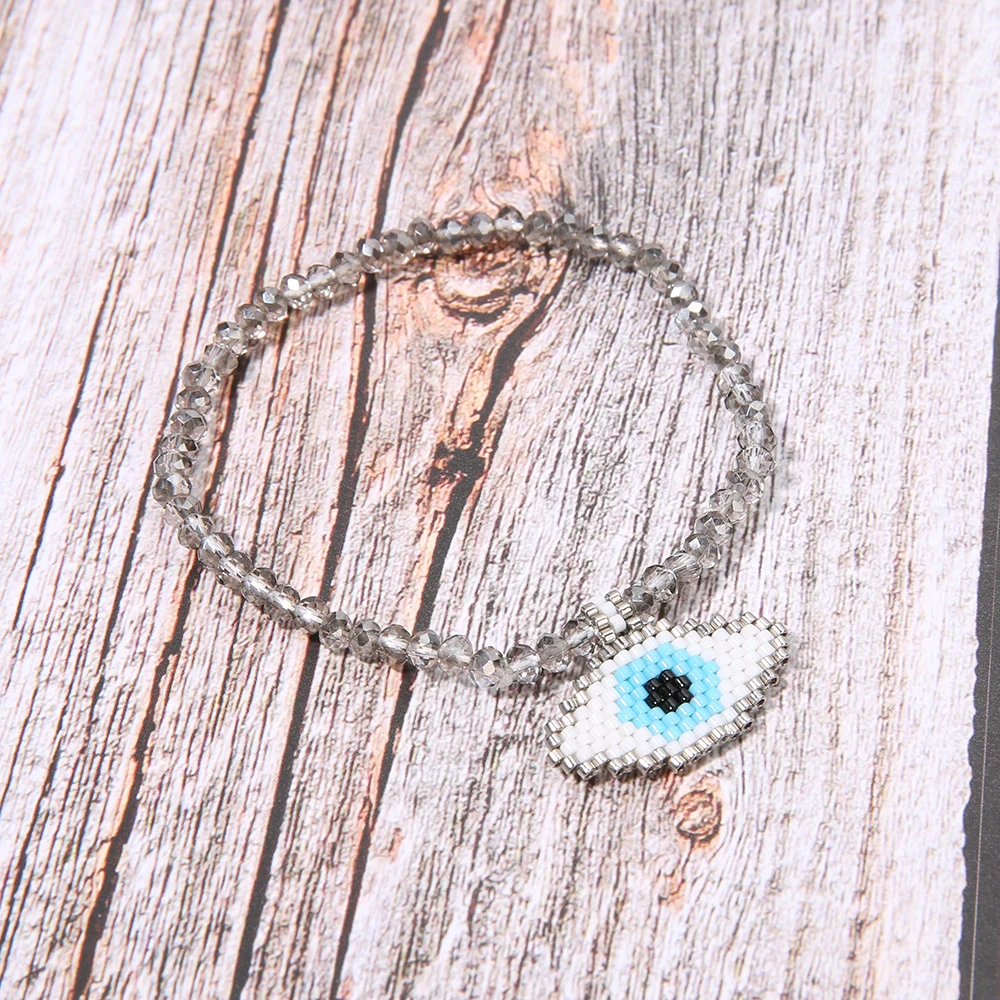 Женский браслет с кристаллами RTTOOAS плетеный ручной работы бусинами MIYUKI Pulseira