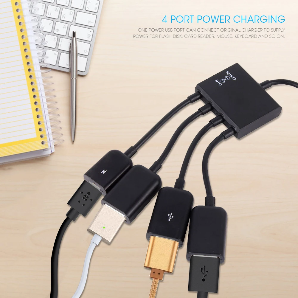 Usb type C OTG кабель 4 порта концентратор адаптер USB 3,1 type C концентратор USB 2,0 порт концентратор Conventer Для Sansumg Xiaomi huawei