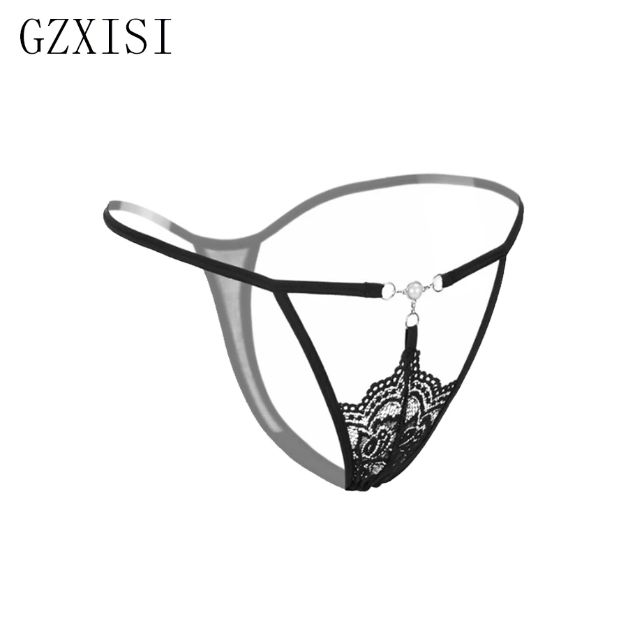 Женские стринги и пикантные женские трусики с жемчугом 5 видов цветов тонкие