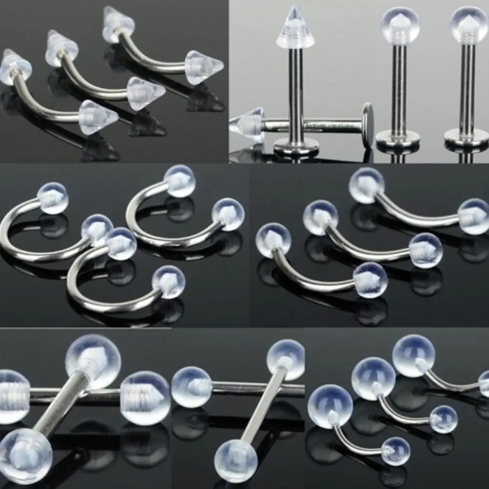9 шт. кольца для пирсинга тела из нержавеющей стали | Украшения и аксессуары