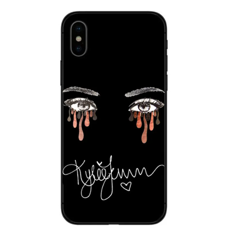TPU Kylie jenner kimoji Ким Кардашьян kanye west norte Macio TPU Tampa da Caixa Do Telefone Coque для iPhone 7 Alem de 6 6 s XS XR - Цвет: TPU