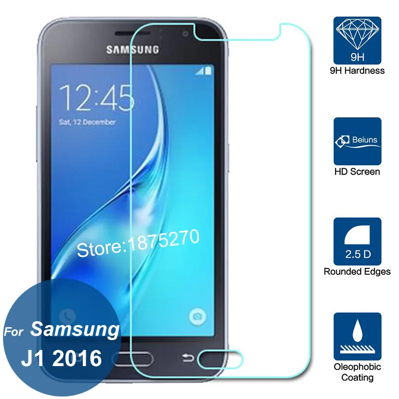Для Samsung Galaxy J1 2016 sm j120g/DS Экран протектор 2.5D 9 H закаленное Стекло защитный Плёнки на