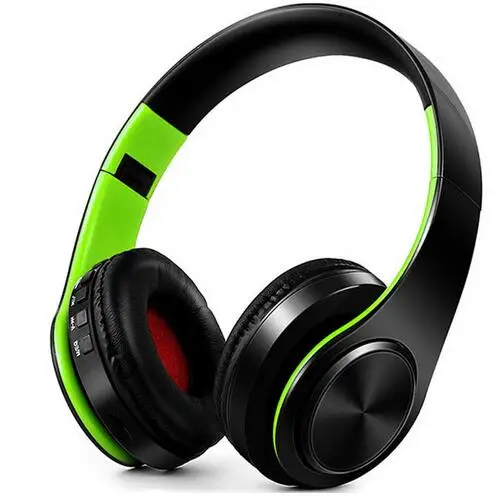 C Беспроводные наушники bluetooth-гарнитура наушники Складная регулируемая гарнитура с микрофоном для мобильного телефона - Цвет: C