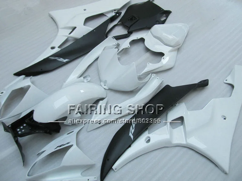 Комплекты обтекателей для мотоциклов West черно белые на заказ YAMAHA YZFR6 2006 2007