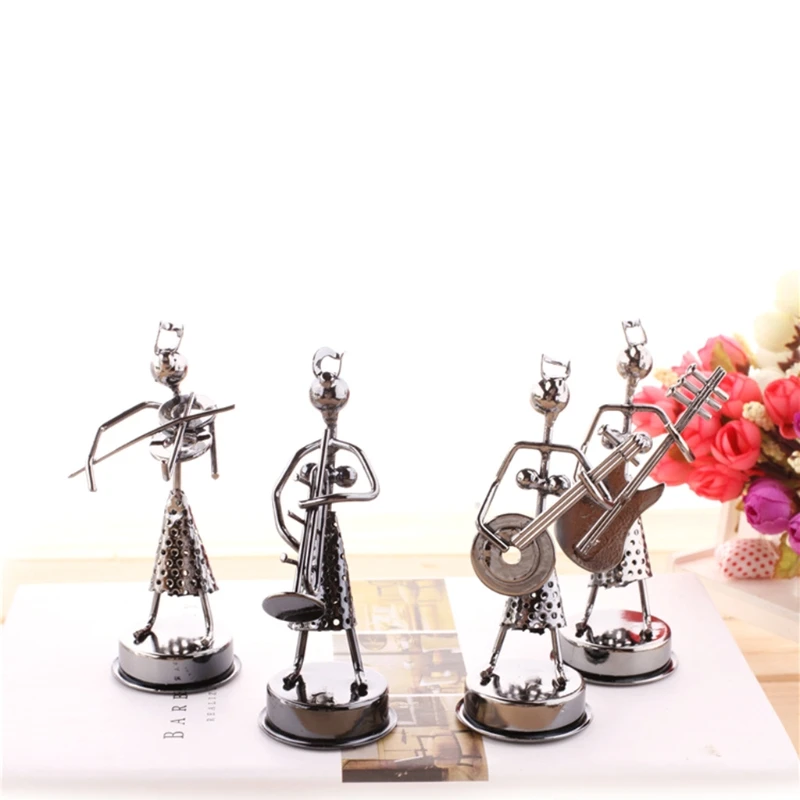 1 шт. миниатюрная железная музыкальная группа|Статуэтки и миниатюры| |