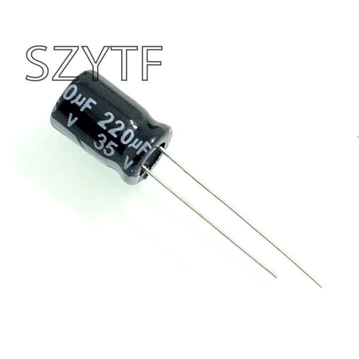 20 шт./пакет 8*12 мм 35 В/220 мкФ электролитический конденсатор|electrolytic capacitors|electrolytic