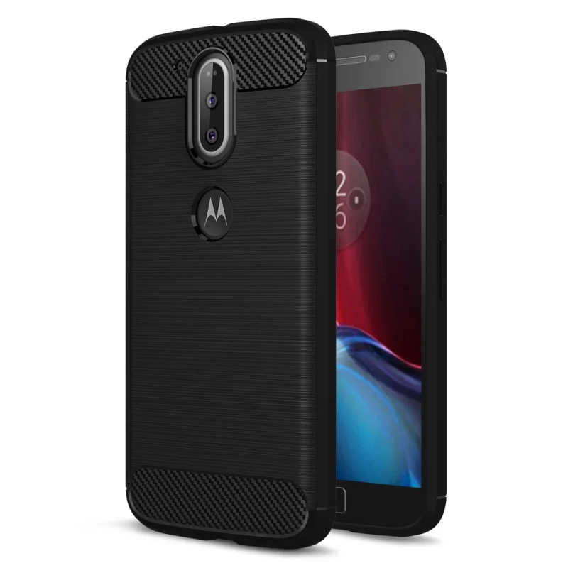 Чехол для Motorola Moto G4/G4 Plus чехол мобильного телефона из углеродного волокна матовый