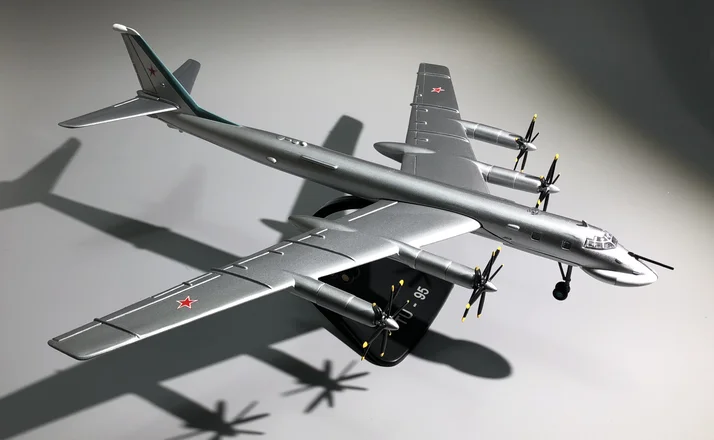 WLTK 1/144 масштаб Россия TY-95 TU-95 медведь бомбардировщик литой металлический военный самолет модель игрушки для сбора/подарка