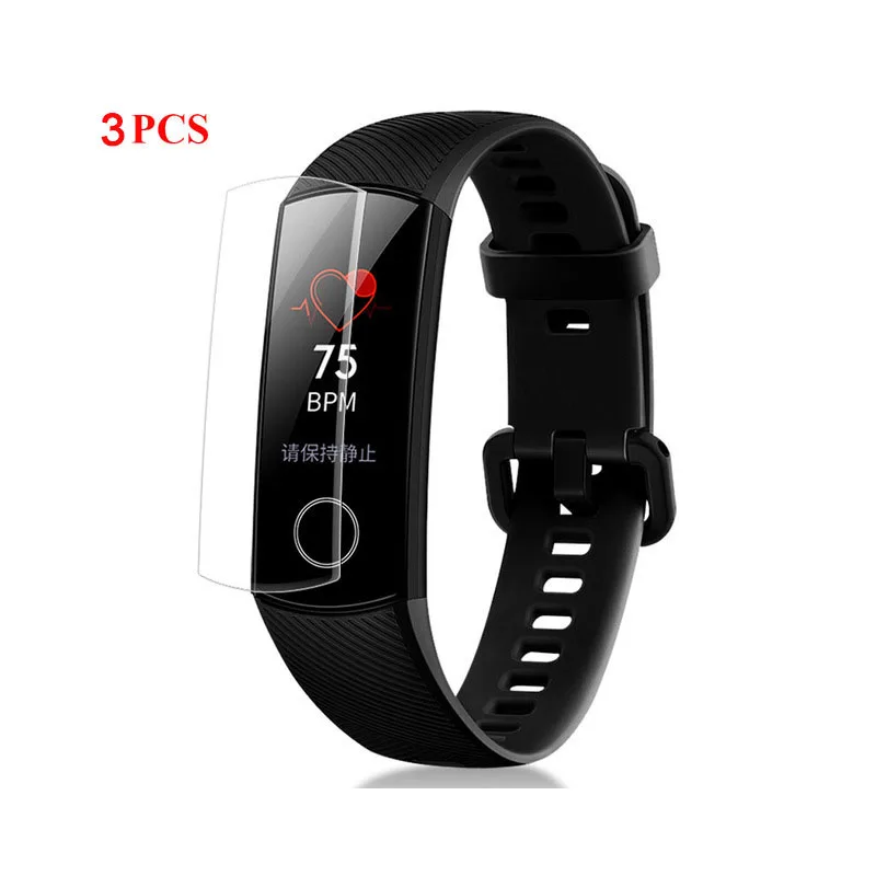 Противоударная 9D мягкая ТПУ HD ультра прозрачная защитная пленка для Huawei Honor Band 4