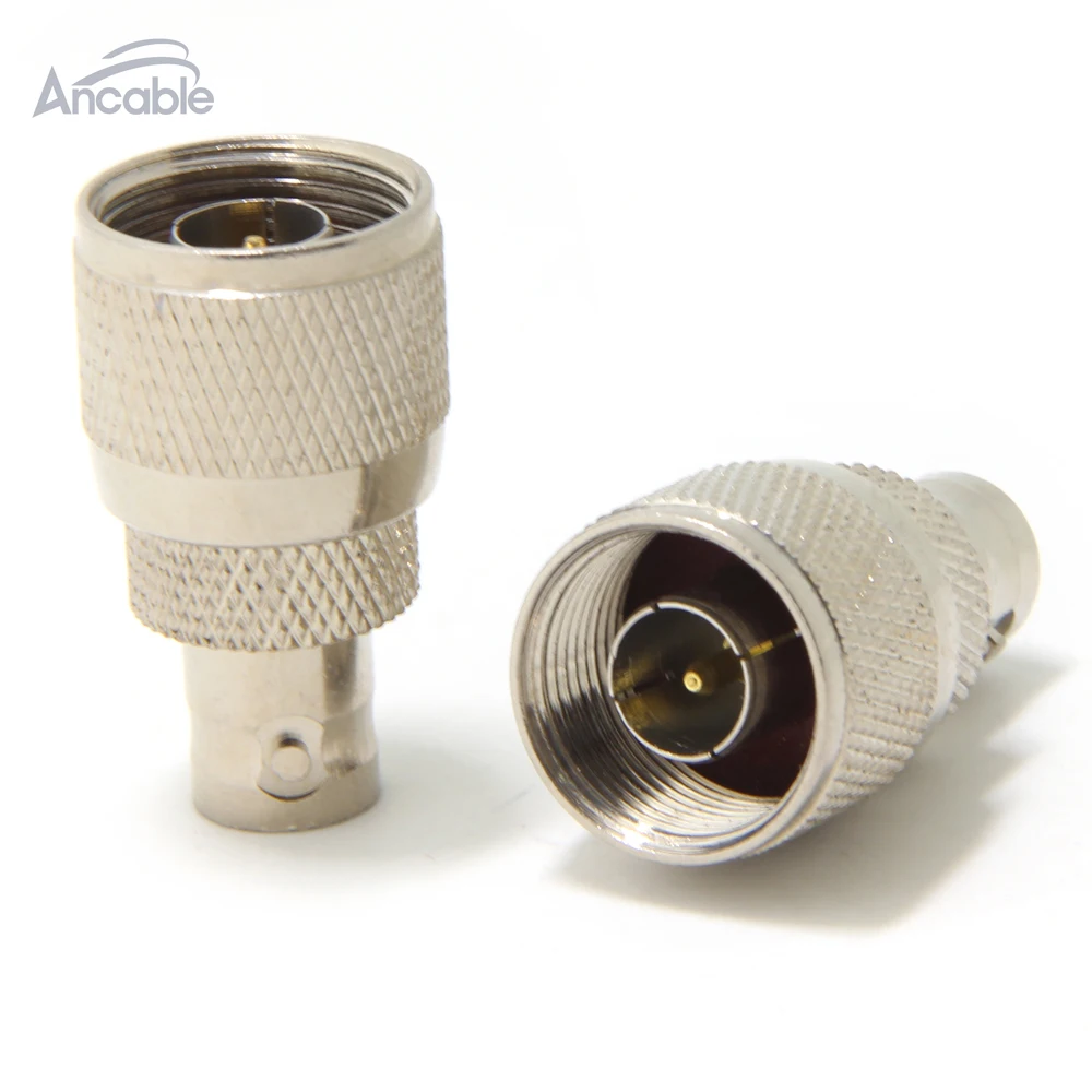 

Ancable N-Type Male Plug to BNC Female (Pack of 2) Coaxial RF Antenna Adapter