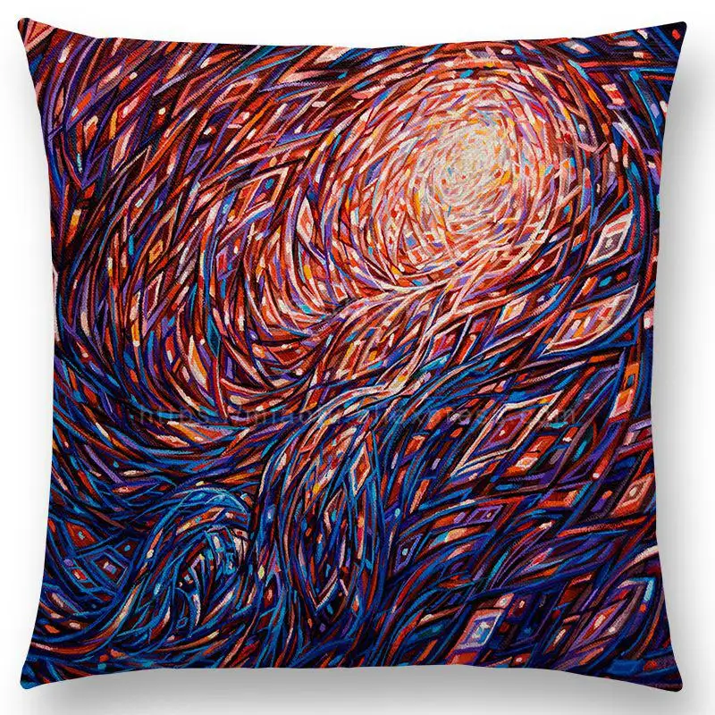 45X45CM Мексика Стиль абстрактные Чехлы Мода высокого качества из хлопка и льна