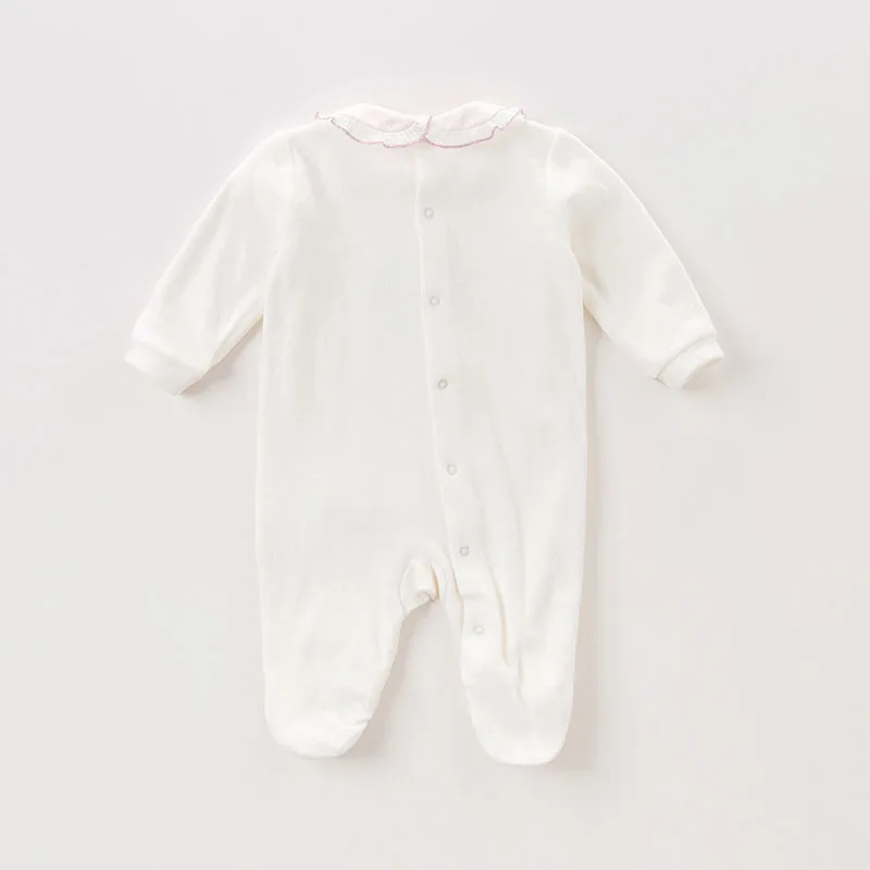 DB6050 dave bella/осенний хлопковый комбинезон для новорожденных девочек Одежда