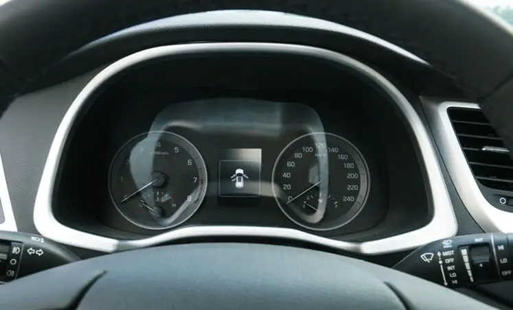 Стайлинга автомобилей Dashboard Даш доска рамка отделка интерьера Стикеры для Tucson 2015