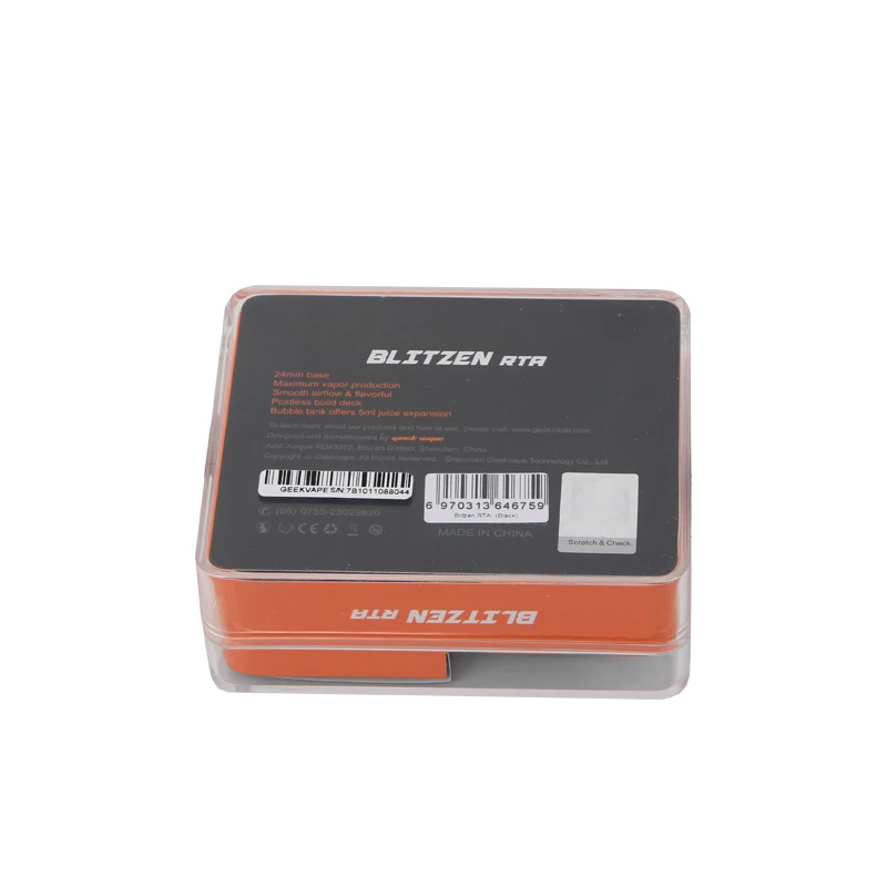 В наличии Geekvape Blitzen RTA 24 мм 2 мл/5 мл распылитель большой поток воздуха с Postless