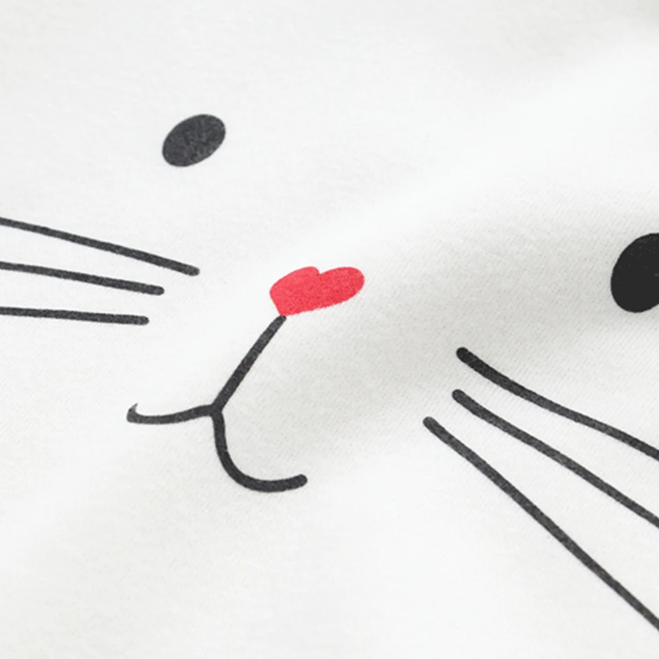 

Matching Best Friend Hoodies Cat Kawaii Pullover Poleron Mujer 2021 Paw Hoodie Women Korean Style Clothing College Sweatshirt