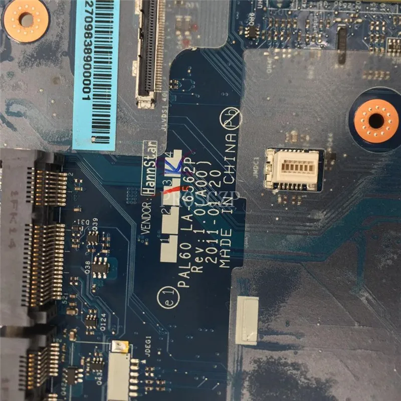 Бесплатная доставка материнской платы для ноутбука E6520 6520 Фотоэлементы 0V7G0J V7G0J