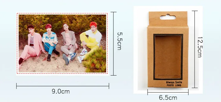 [MYKPOP] карта подключения LOMO MONSTA X 20 шт./компл. с клипсами коллекцией любителей KPOP