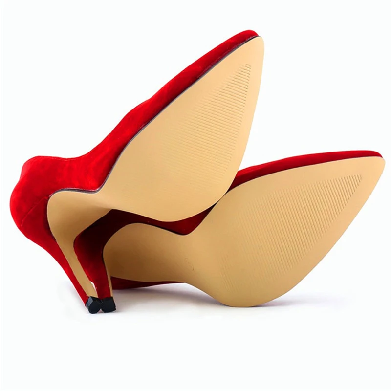 Размеры 35-42 простые низкие женские офисные туфли Новое поступление однотонные