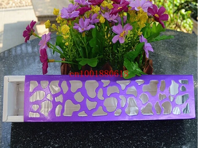 700 шт./лот Бесплатная доставка Красочный Роскошный полый контейнер для конфет