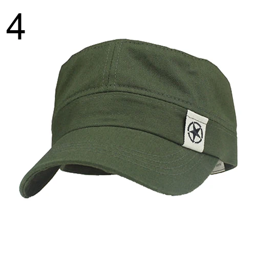 Мужская модная Регулируемая бейсбольная кепка с рисунком звезды плоская дышащая