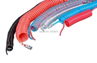 spiral pu hose elastic pipe with heating insulation size 4x6mm for pneumatic fittings part components connector hoses