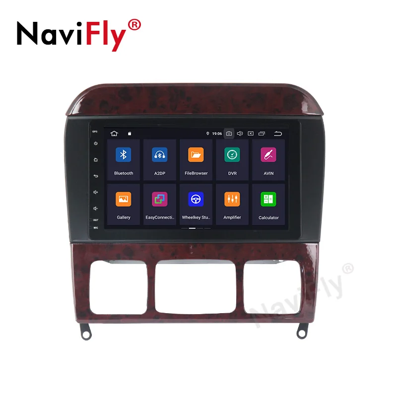 NaviFly ips DSP Мультимедиа Android 9 0 блок для Mercedes/Benz/S280/S320/S350/S400/S500/W220/W215/C S Class