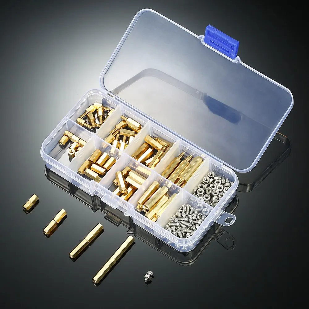 180 шт. крепежная фурнитура набор инструментов Мужская Женская латунная