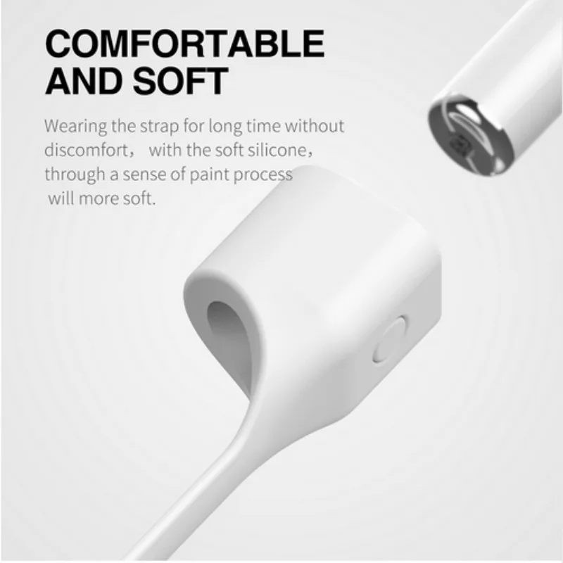 baseus Magnetic Strap For Apple Airpods Bluetooth Earphone Silicone Anti Lost Loop String Rope Air Pods Headset | Электроника