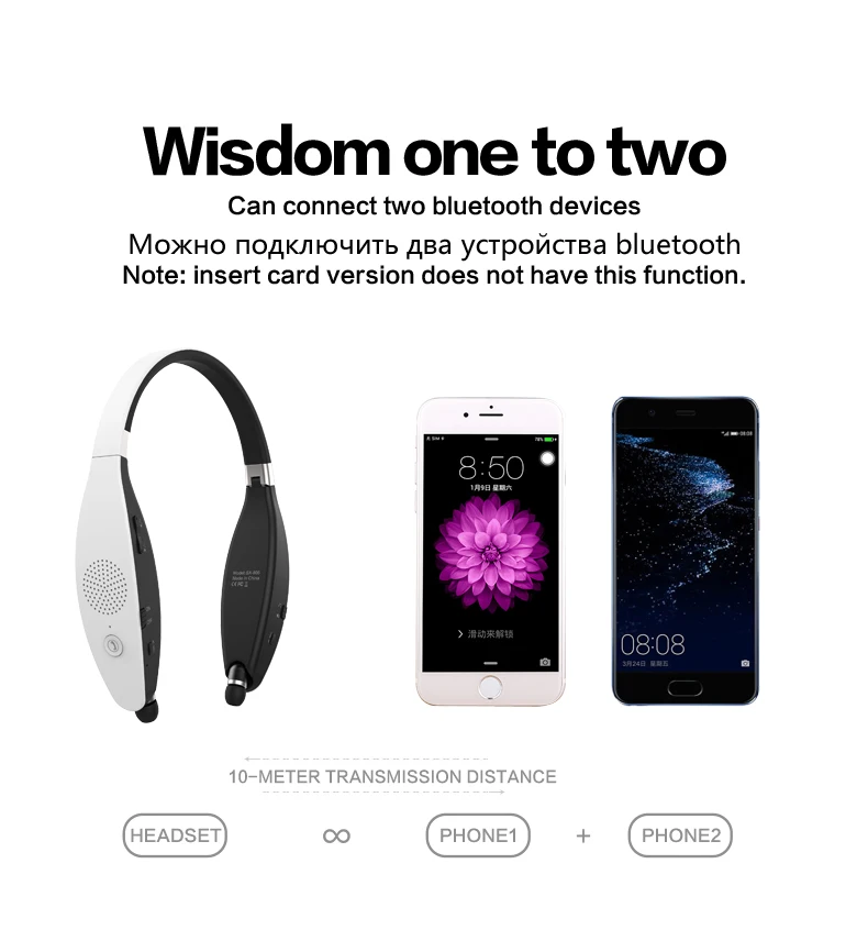 Наушники PLUFY Bluetooth CSR4.1, беспроводная спортивная Гарнитура, бас стерео колонки, наушники с микрофоном CVC6.0, наушники