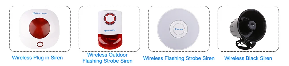 Techage S6 GSM GPRS PSTN Беспроводная сигнализация, хост-панель, Домашняя безопасность для PIR детектор движения, умный датчик, система сигнализации, набор для самостоятельной сборки