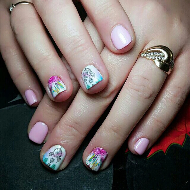 1 шт. наклейки для нейл арта смешанные дизайны ветряные чипсы Водные Переводные