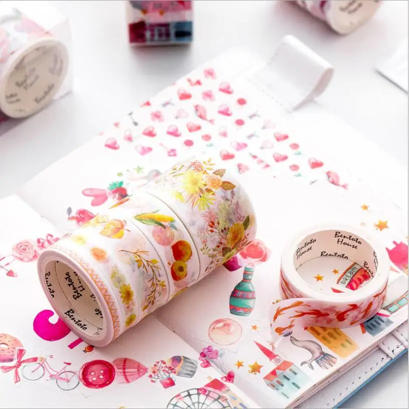 10 шт./кор. лента washi с рисунком морских звезд украшение сделай сам скрапбукинг