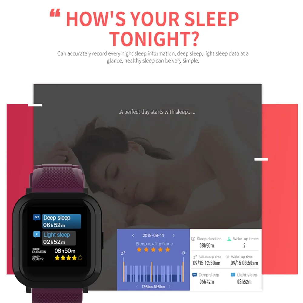 Smart Sport bracelet DB12 heart rate blood pressure fitness pedometer health monitor for Android IOS iphone6 7 smart watch | Электроника