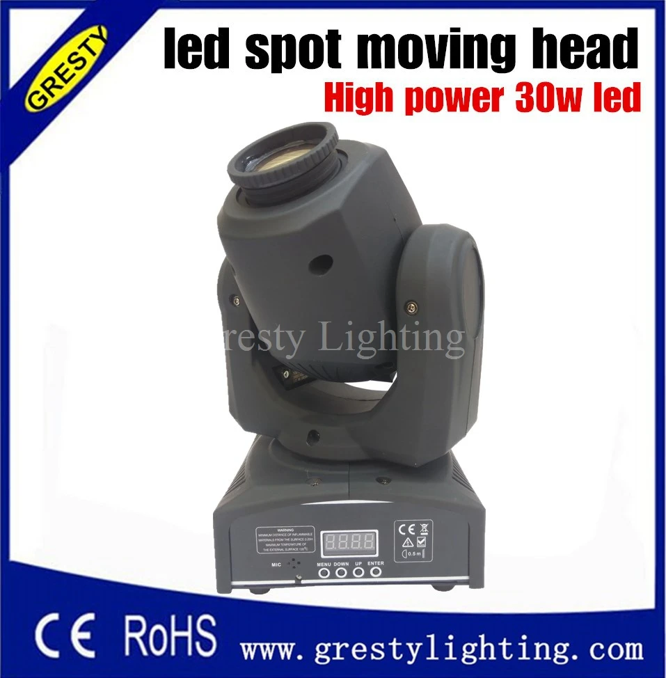 Бесплатная доставка 10 шт./лот 30 Вт Светодиодный прожектор с подвижной головкой 7/12