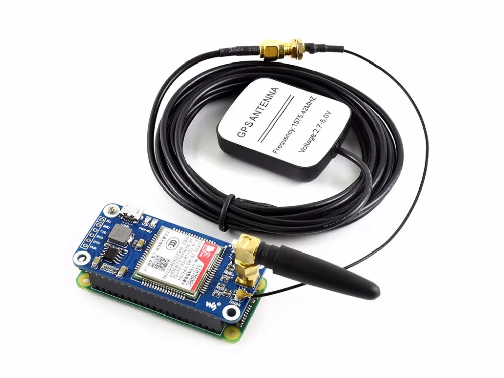 NB IoT / eMTC EDGE GPRS GNSS HAT для Raspberry Pi основанный на SIM7000C доступен только в