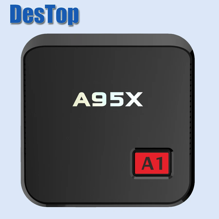5 шт. A95X A1 ТВ-приставка Amlogic S905X четырехъядерный Cortex-A53 Android 6 0 4K с двумя портами USB 2 HD
