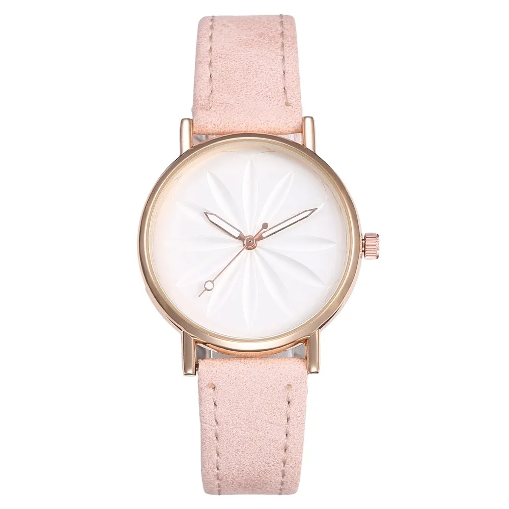 Женские часы популярные 2019 хит высокое качество креативные женские с 3D цветком