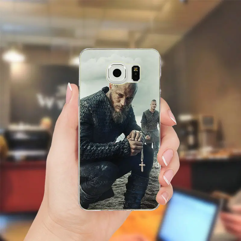 Горячие Викинги Рагнар крест мягкого силикона телефон чехлы для samsung Galaxy Note 2 3 4 5 8