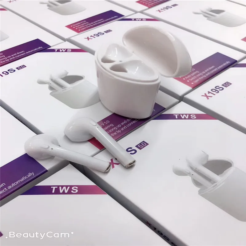 2019 новые наушники вкладыши TWS с i13 X19S 5 0 Bluetooth гарнитура i12 i9s настоящим стерео