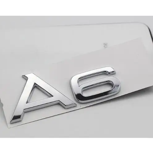A6 A3 A4L A5 A6L A7 A8 Q3 Q5 Q7 1,8 т 2,0 2,4 3,0 Т 3,2 3,6 4,2 для Audi все багажника выгрузки Ёмкость Эмблема для автостайлинга Стикеры - Название цвета: A6