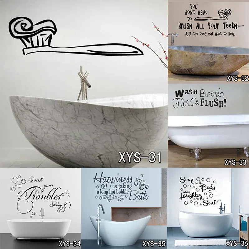 Креативные настенные наклейки для ванной комнаты Туалетные обои