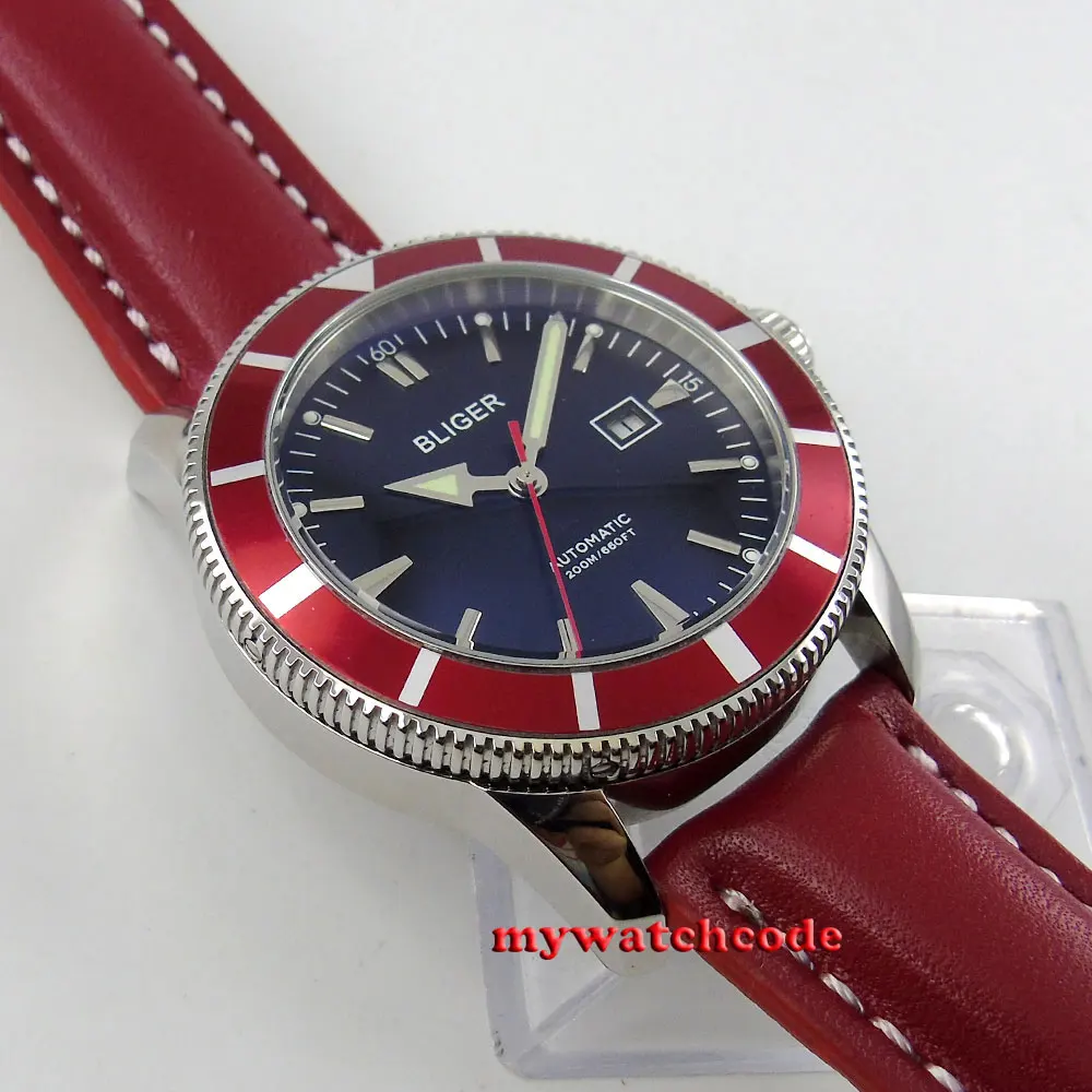 Мужские автоматические часы B98 с черным циферблатом 46 мм|watch automatic men|watch menwatch men |
